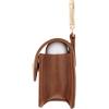 imageAnne Klein Faux Leather Case for Apple AirPodsHoney BrownGold