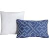 imageAnne Klein Isola Striped Comforter Set with Decorative Pillows FullQueen BlueFullQueen