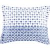 imageAnne Klein Isola Striped Comforter Set with Decorative Pillows FullQueen BlueFullQueen