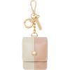 imageAnne Klein Faux Leather Case for Apple AirPodsBeigeBlush Pink