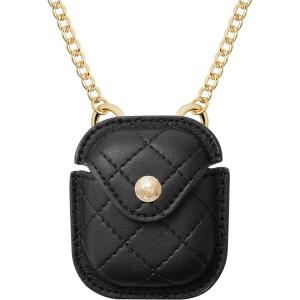 imageAnne Klein Faux Leather Case for Apple AirPodsBlackGold