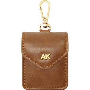 imageAnne Klein Faux Leather Case for Apple AirPodsHoney BrownGold