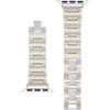 imageAnne Klein Fashion Bracelet for Apple Watch Secure Adjustable Apple Watch Replacement Band Fits Most WristsTwo Tone