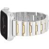 imageAnne Klein Fashion Bracelet for Apple Watch Secure Adjustable Apple Watch Replacement Band Fits Most WristsTwo Tone