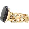 imageAnne Klein Fashion Chain Bracelet for Apple Watch Secure Adjustable Apple Watch Replacement Band Fits Most WristsGold