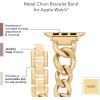 imageAnne Klein Fashion Chain Bracelet for Apple Watch Secure Adjustable Apple Watch Replacement Band Fits Most WristsGoldTone