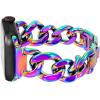 imageAnne Klein Fashion Chain Bracelet for Apple Watch Secure Adjustable Apple Watch Replacement Band Fits Most WristsIridescent Rainbow