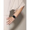 imageAnne Klein Fashion Chain Bracelet for Apple Watch Secure Adjustable Apple Watch Replacement Band Fits Most WristsSilverTone