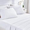 imageAnne Klein Luxurious 4PC King Size Sheet Set  Breathable Cooling ampamp Hotel Quality Sheets for Men and Women  Deep Pocket EasyFit and WrinkleFree  White OekoTex Certified Bed SheetWhite