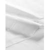 imageAnne Klein Reverie 100 Cotton Solid Sheet Set Twin BlueGreyWhite