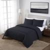 imageAnne Klein Torringford 2 Piece Quilt Set Twin BlackBlack