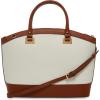 imageAnne Klein New Recruits Dome SatchelAnne White Saddle