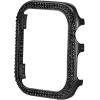 imageAnne Klein Premium Crystal Bumper Compatible with Apple Watch Seamless Fit Easy Installation Bumper for Apple WatchBlack With Crystals
