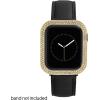 imageAnne Klein Premium Crystal Bumper Compatible with Apple Watch Seamless Fit Easy Installation Bumper for Apple WatchGoldTone