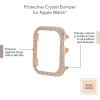 imageAnne Klein Premium Crystal Bumper Compatible with Apple Watch Seamless Fit Easy Installation Bumper for Apple WatchRose GoldTone