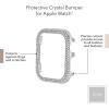 imageAnne Klein Premium Crystal Bumper Compatible with Apple Watch Seamless Fit Easy Installation Bumper for Apple WatchSilverTone