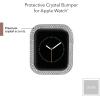 imageAnne Klein Premium Crystal Bumper Compatible with Apple Watch Seamless Fit Easy Installation Bumper for Apple WatchSilverTone