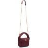 imageAnne Klein Rounded Mini Ruched CrossbodyCherry Lacquer
