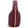 imageAnne Klein Rounded Mini Ruched CrossbodyCherry Lacquer