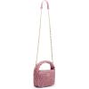 imageAnne Klein Rounded Mini Ruched CrossbodyCosmetic Pink