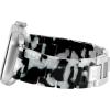 imageAnne Klein Womens Acetate Fashion Band for Apple Watch Secure Adjustable Apple Watch Band Replacement Fits Most WristsBlackWhite