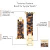 imageAnne Klein Womens Acetate Fashion Band for Apple Watch Secure Adjustable Apple Watch Band Replacement Fits Most WristsBrown