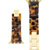 imageAnne Klein Womens Acetate Fashion Band for Apple Watch Secure Adjustable Apple Watch Band Replacement Fits Most WristsBrown