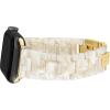 imageAnne Klein Womens Acetate Fashion Band for Apple Watch Secure Adjustable Apple Watch Band Replacement Fits Most WristsOff White