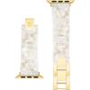 imageAnne Klein Womens Acetate Fashion Band for Apple Watch Secure Adjustable Apple Watch Band Replacement Fits Most WristsOff White