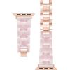 imageAnne Klein Womens Acetate Fashion Band for Apple Watch Secure Adjustable Apple Watch Band Replacement Fits Most WristsPink