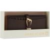 imageAnne Klein Womens Ak 2 Piece Gift Set with Sculpted Buckle Wallet and Removeable Card OrganizerEspresso