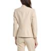 imageAnne Klein Womens Anne Stretch Zipper Pocket Cardigan JackLight Root Beer