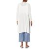 imageAnne Klein Womens Long Sleeve Duster Cardigan with Side SlBright White