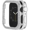 imageAnne Klein Premium Crystal Bumper Compatible with Apple Watch Seamless Fit Easy Installation Bumper for Apple WatchSilverTone