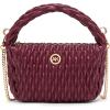 imageAnne Klein Rounded Mini Ruched CrossbodyCherry Lacquer