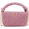 imageAnne Klein Rounded Mini Ruched CrossbodyCosmetic Pink