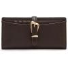 imageAnne Klein Womens Ak 2 Piece Gift Set with Sculpted Buckle Wallet and Removeable Card OrganizerEspresso