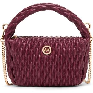 imageAnne Klein Rounded Mini Ruched CrossbodyCherry Lacquer