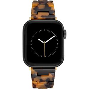 imageAnne Klein Womens Acetate Fashion Band for Apple Watch Secure Adjustable Apple Watch Band Replacement Fits Most WristsBrown