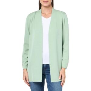 imageAnne Klein Womens Carmel Self Edge Kissing Front CardiganJuniper Crocodile