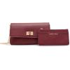 imageAnne Klein AK 3 Piece Gift Set with Turn Lock Clutch Bordeaux