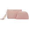 imageAnne Klein Ak 3 Piece Pouch Gift Set with Web DetailingRosewater