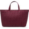 imageAnne Klein Large Ruched Top Handle Tote BagCherry Lacquer