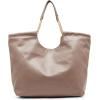 imageAnne Klein Medium Stitched Quilted Tote with Chain StrapMink