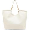 imageAnne Klein Medium Stitched Quilted Tote with Chain StrapParchment