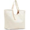 imageAnne Klein Medium Stitched Quilted Tote with Chain StrapParchment