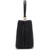 imageAnne Klein Ruched Bucket Bag with Convertible StrapBlack
