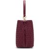 imageAnne Klein Ruched Bucket Bag with Convertible StrapCherry Lacquer