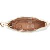 imageAnne Klein Sculpted Buckle Half Moon CrossbodyAnne White