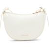 imageAnne Klein Sculpted Buckle Half Moon CrossbodyAnne White